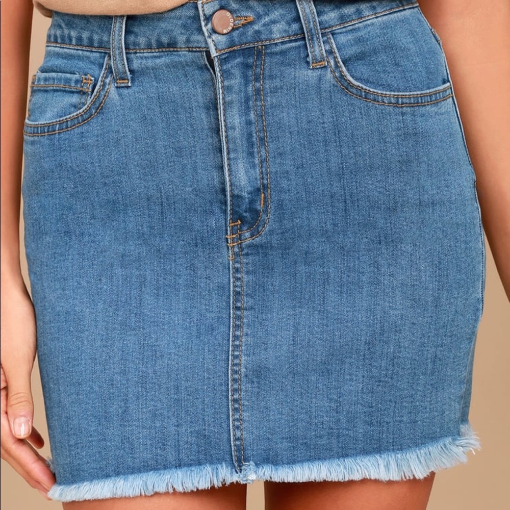 Lulu’s Denim Skirt